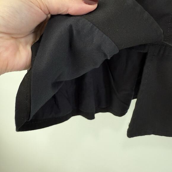 NWT Talbots Black Triple Button Cropped Boxy Blazer Jacket Sz 8 Old Money Casual - Picture 6 of 7